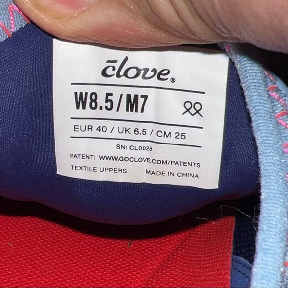 CLOVE CERTIFIED Classic Sneakers - Flower Power Women’s Size 8.5 Standard Width - Picture 11 of 11